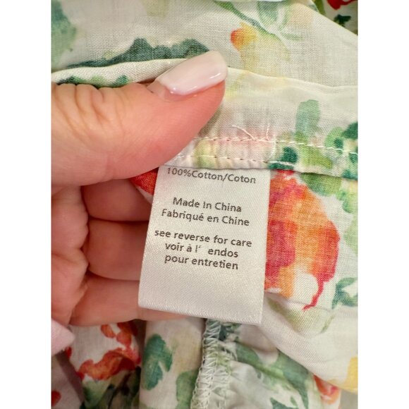 Caroline Constas Malta shirred tiered White floral-print Dress NWT - Size S - Picture 9 of 13